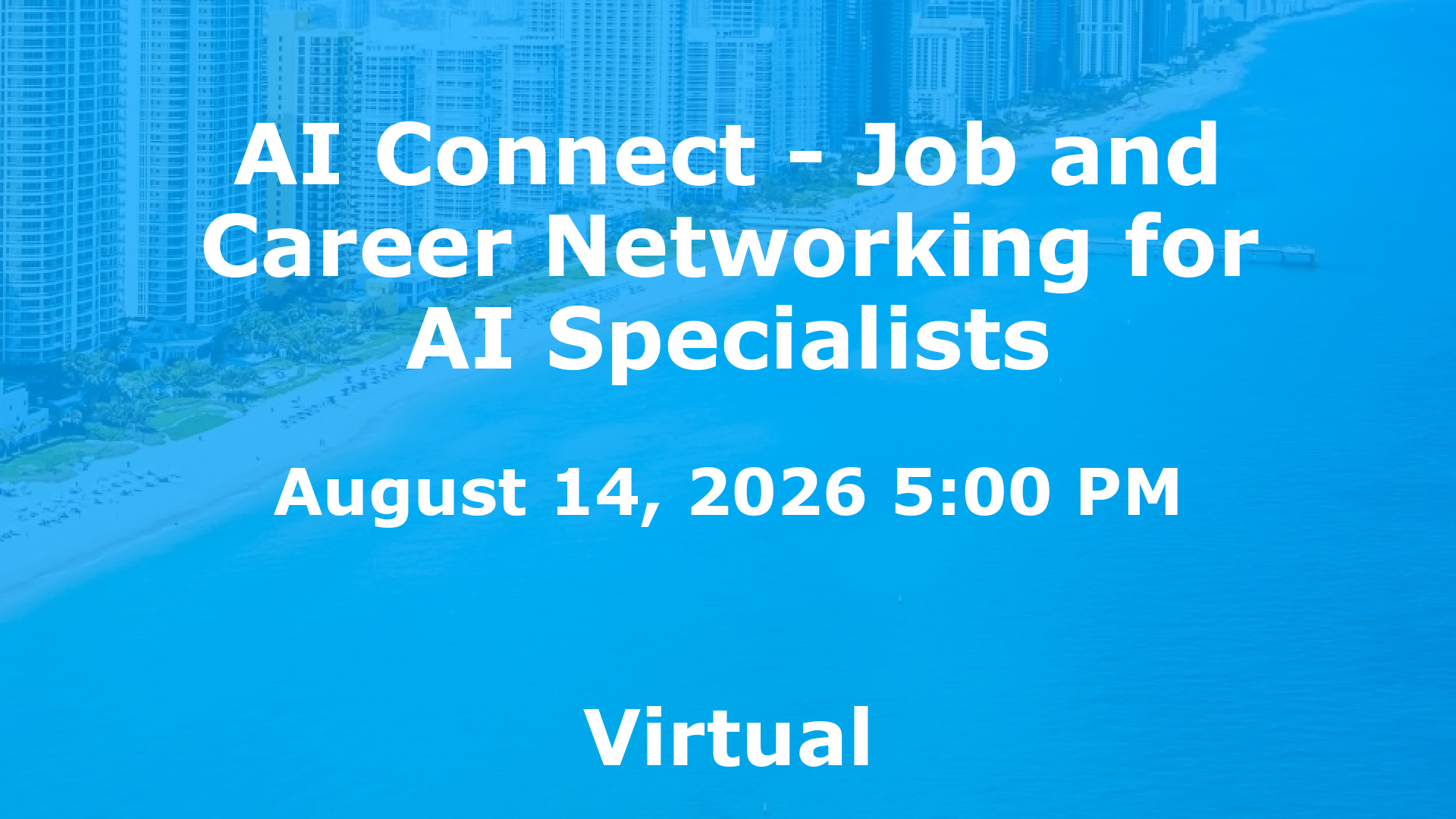 AI Connect - Job and Career Networking for AI Specialists event image